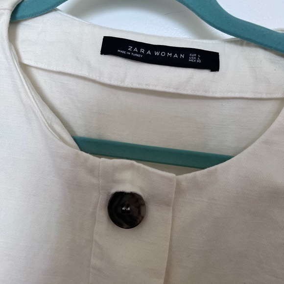 Zara Blogger’s Favorite Linen Button down dress - Picture 7 of 12